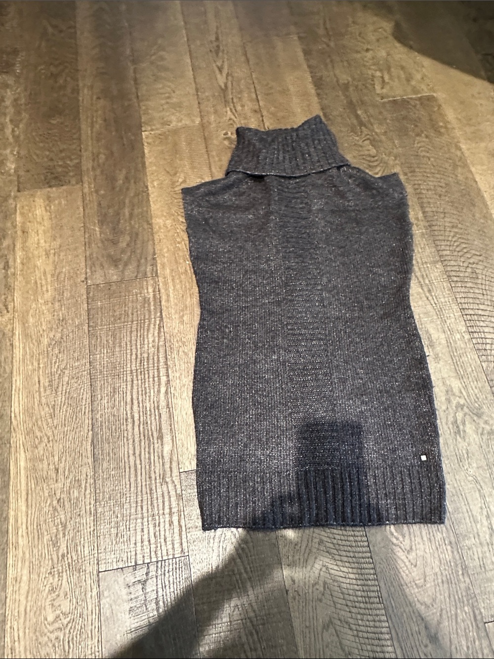 Bench Dark Charcoal Sleeveless Turtleneck Sweater dress